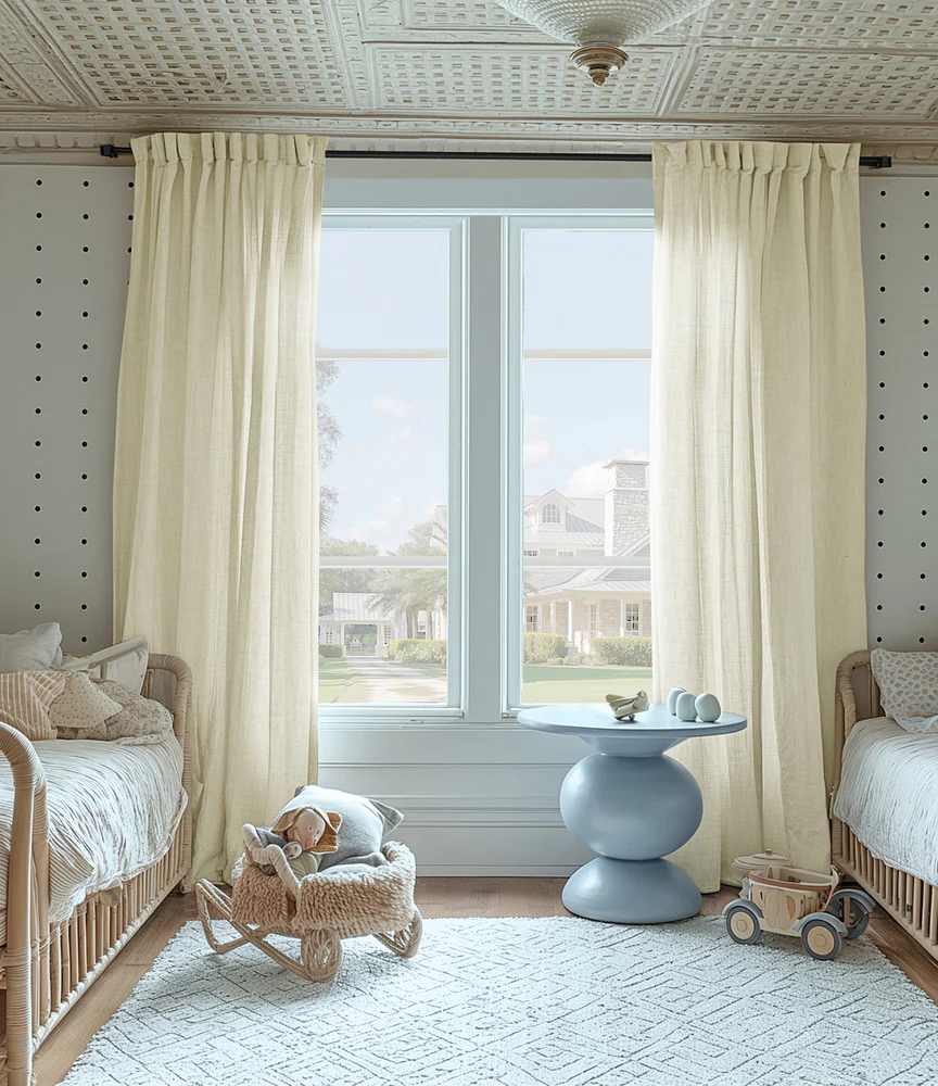 Barley Heavy Faux Linen Custom Curtain - Image 3