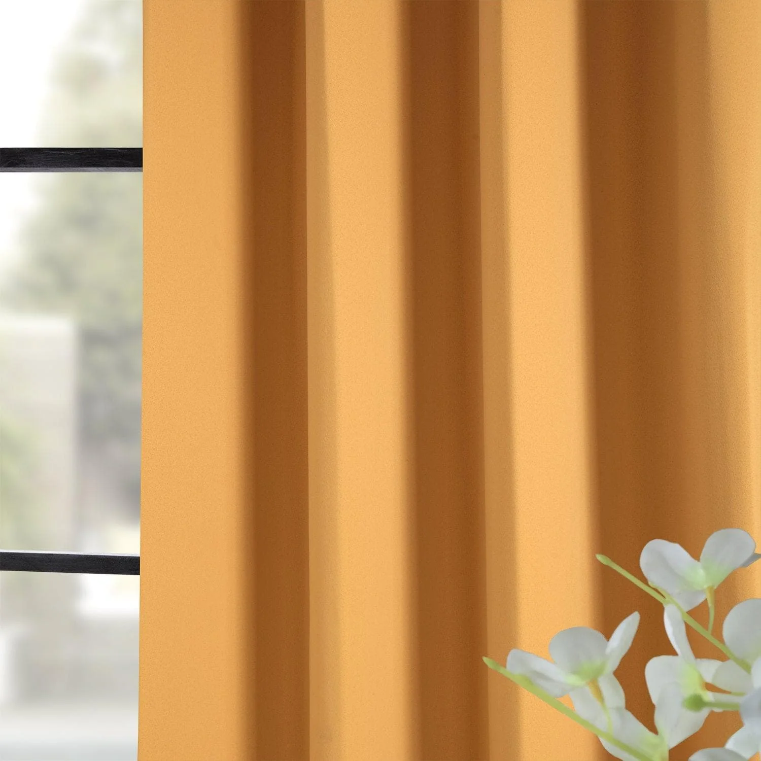 Marigold Grommet Room Darkening Curtain - Image 5