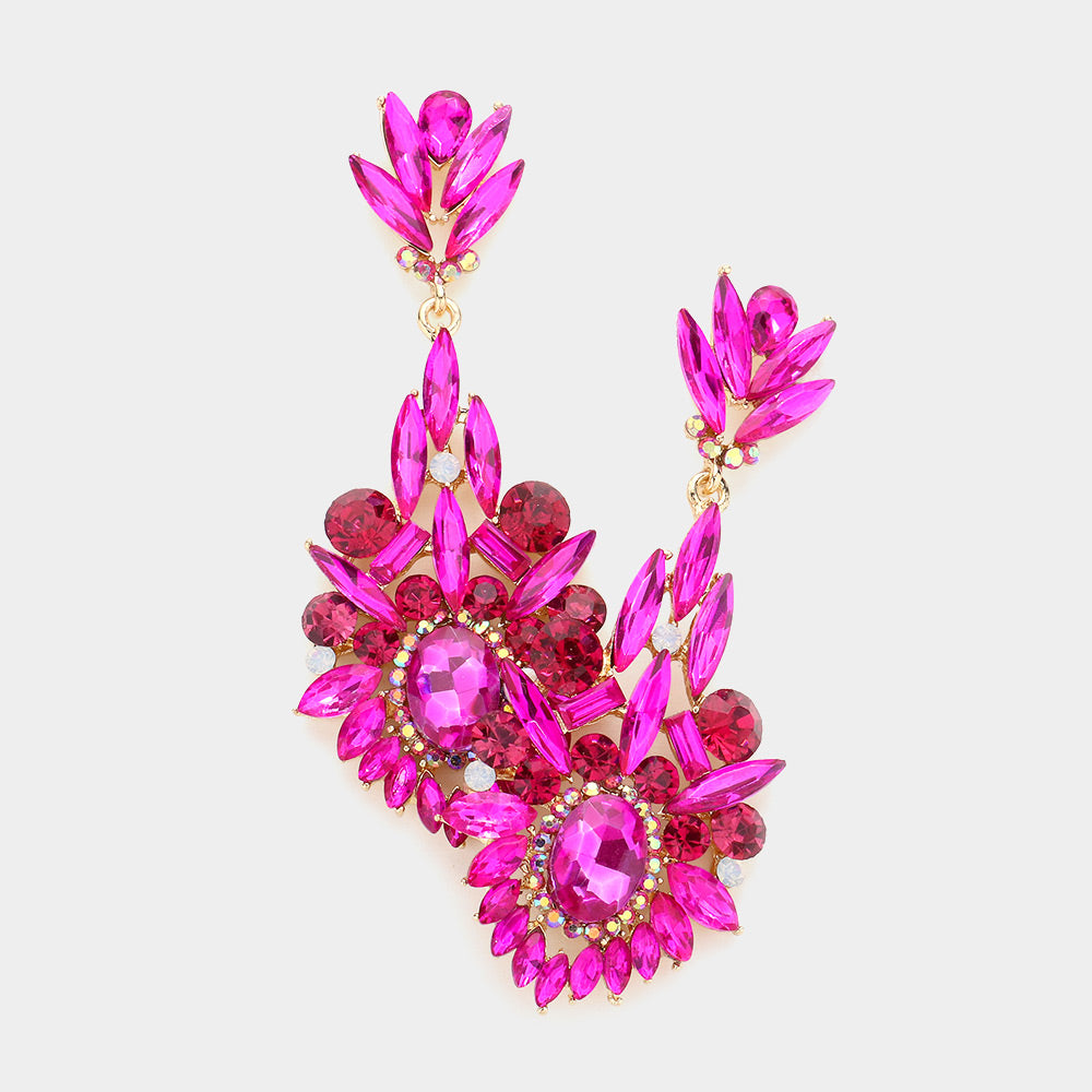 Fuchsia Chandelier Earrings | 306884