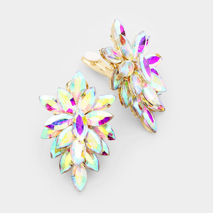 AB Clip On Earrings on Gold | 400104