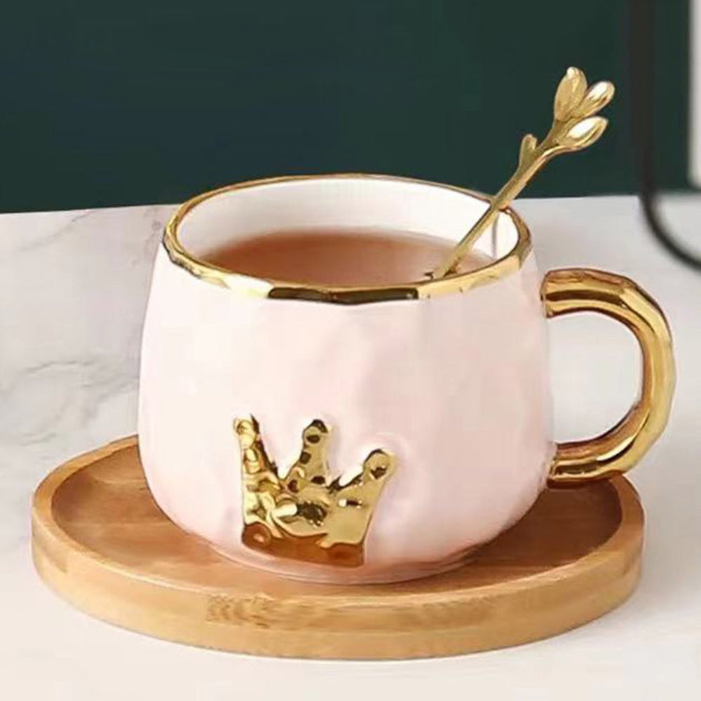 Crown Mug and Saucer Set | Crown Products | Queen Products | Tea Cup Sets | MS0009